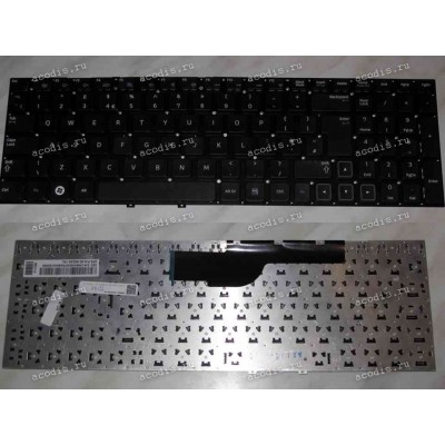 Keyboard Samsung NP300E5A, NP300V5A, NP300E7A, (p/n: BA59-03076A) (Black/Matte/UK) чёрная матовая