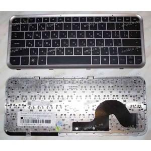 Keyboard HP/Compaq dm3, dm3-1000, dm3t, dm3z (Black-Silver/Matte/RUO) черная матовая русифицированная Keyboard HP/Compaq dm3, dm3-1000, dm3t, dm3z (Black-Silver/Matte/RUO) черная матовая русифицированная