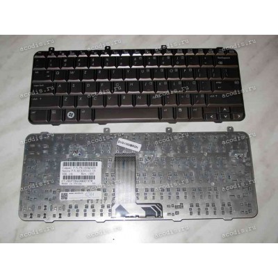 Keyboard HP/Compaq dv3-1000, dv3-2000 (Bronze/Glossy/US) бронзовая глянцевая