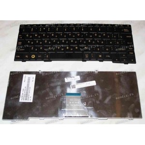 Keyboard Toshiba AC10, AC100, AZ100 (Black/Matte/RUO) черная мат.русиф