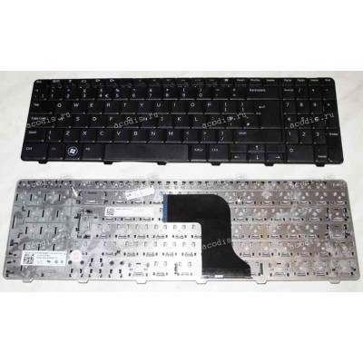 Keyboard Dell Inspiron 15, 15R, M5010, N5010 (Black/Matte/UK) чёрная матовая