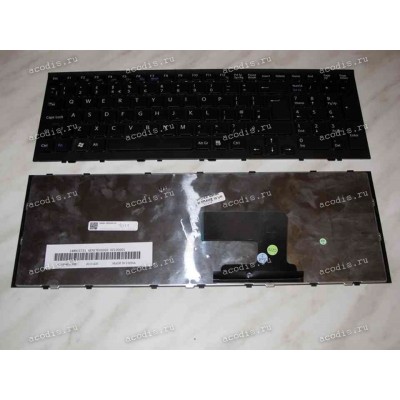 Keyboard Sony VPC-EE / EH (Sony p/n: 148915731) (Black-Black/Matte/UK) чёрная в чёрной рамке матовая