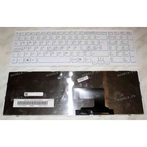 Keyboard Sony VPC-EE / EH (Sony p/n: 148927021) (White-White/Matte/UK) белая в белой рамке матовая
