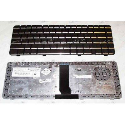 Keyboard HP/Compaq dv3000x, dv3500x (Coffee/Glossy/RUO) кофе глянцевая