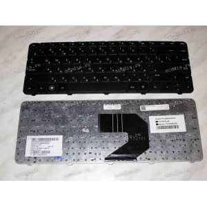 Keyboard HP/Compaq 43*, 45*, 63*, 65*, CQ43, CQ57, CQ58, Pavilion G4-1000, G6-1000 (Black/Matte/RUO) черная матовая русифицированная