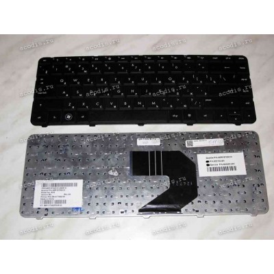 Keyboard HP/Compaq 43*, 45*, 63*, 65*, CQ43, CQ57, CQ58, Pavilion G4-1000, G6-1000 (Black/Matte/RUO) черная матовая русифицированная