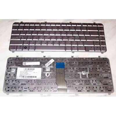 Keyboard HP/Compaq dv5*, dv5*-1*00 Pavilion (Silver/Glossy/RUO)