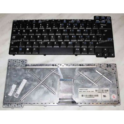Keyboard HP/Compaq nc8000 (Black/Matte/UK) чёрная матовая PointStick