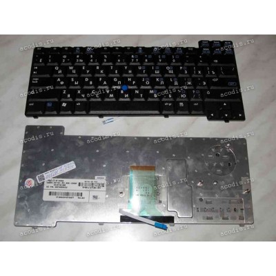 Keyboard HP/Compaq NC62**, NC82**, NW82**, NX7300, NX7400, NX82** (Black/Matte/RUO) чёрная матовая русиф.