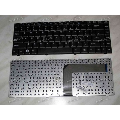 Keyboard Hasee Q233, Q530, Q540X, Q550X, Q1000 (Black/Matte/US) чёрная матовая