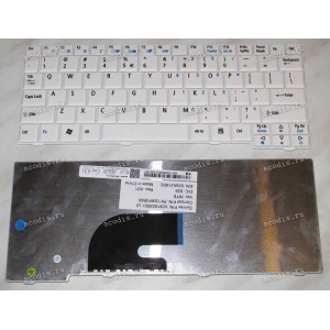 Keyboard Acer Aspire One 531, A110, A150, AOA150, AOD150, AOD250, D150, D250, ZG5 (White/Matte/US)