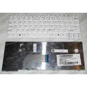Keyboard Acer Aspire One 531, A110, A150, AOA150, AOD150, AOD250, D150, D250, ZG5 (White/Matte/US)
