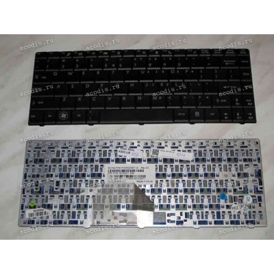 Keyboard MSI X300, X320, X340, U200 (Black/Matte/US) чёрная матовая