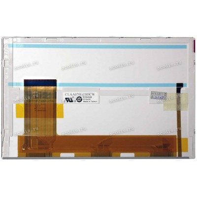7.0 inch CLAA070LC0DCW 800x480 LED 54+12 пин  NEW