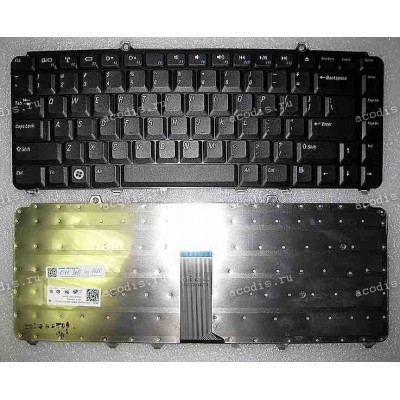Keyboard Dell Inspiron 1420*, 15***, Vostro 1400, 1500, XPS M1330, M1420, M15** (Black/Matte/US)