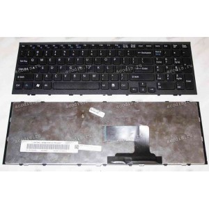 Keyboard Sony VPC-EE / EH (p/n: 148970811) (Black-Black/Matte/US) чёрная в чёрной рамке матовая