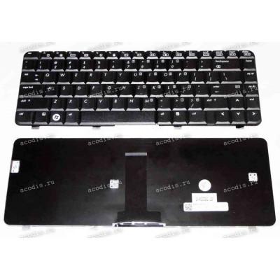 Keyboard HP/Compaq Presario CQ40, CQ45, G40, G45 (Black/Matte/US) чёрная матовая
