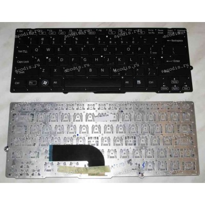 Keyboard Sony VPC-SD (Black/Matte/RUO) чёрная матовая русифицированная