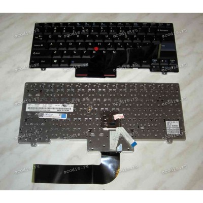 Keyboard Lenovo ThinkPad L410, L412, L510, L512, SL410, SL510 (Black/Matte/US) чёрная матовая PointStick