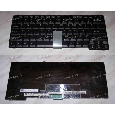 Keyboard Acer TravelMate 200, 210, 220, 520, 521, 524, 529, 600, 730, 740 (Black/Matte/US) чёрная матовая