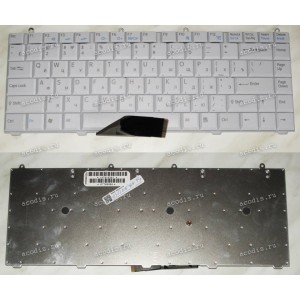 Keyboard Sony VGN-FS (p/n: 147915361) (White/Matte/RUO) белая матовая русифицированная