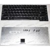 Keyboard Samsung NP-P60 Б/У (p/n: BA59-01716C) (Black/Matte/RUO) чёрная русифицированная матовая