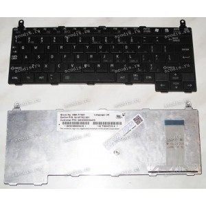 Keyboard Toshiba Libretto U100, U105 (Black/Matte/US) чёрная матовая