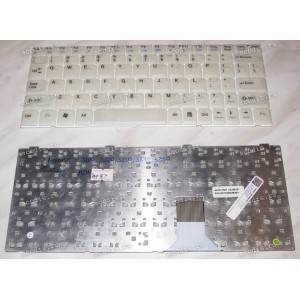 Keyboard Averatec 3200, 3220, 3250, 3270, 3280, Tongfang M280 (White/Matte/US) белая матовая