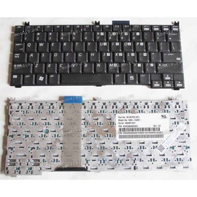 Keyboard HP/Compaq Evo N200, N220 (Black/Matte/US) чёрная матовая
