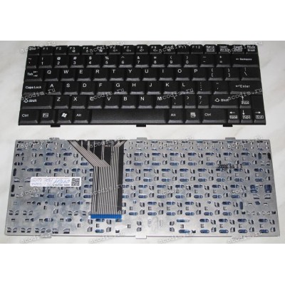 Keyboard Fujitsu Siemens Lifebook B3010, P5010, P5020 (Black/Matte/US) чёрная матовая