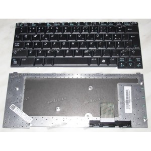 Keyboard Samsung NP-Q30 (p/n: BA59-01348F) (Black/Matte/PO) чёрная матовая