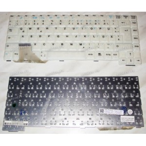 Keyboard Founder T3200 (White/Transparent/GR) белая прозрачная