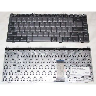 Keyboard Toshiba Satellite S1000, S3000 (Grey/Matte/FR) серая матовая