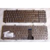 Keyboard HP/Compaq HDX X16, HDX16 (Silver/Glossy/IT) серебристая глянцевая