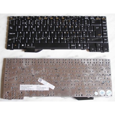 Keyboard Asus L9, L9000, T9, T9000 (Black/Matte/PO) чёрная матовая