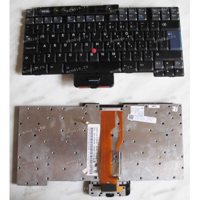 Keyboard Lenovo ThinkPad G40 (Black/Matte/US) чёрная матовая PointStick