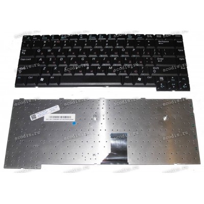 Keyboard Samsung NP-M40 (p/n: BA59-01321D) (Black/Matte/RUO) чёрная русифицированная матовая