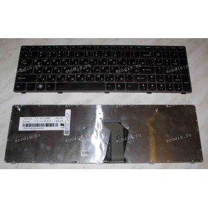 Keyboard Lenovo IdeaPad B570,B575,G570,G575,V570,Y570,Z560,Z565,Z570,Z575(Black-Broun/Matte/RUO)25-011885