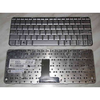 Keyboard HP/Compaq Presario B1200, B2200, 2210B (Silver/Glossy/US) серебристая глянцевая