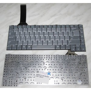Keyboard Advent 7001, 7007, 7011, 7012, 7013; K010727U1, 71-UB3013-10 (Grey/Matte/US) серая матовая