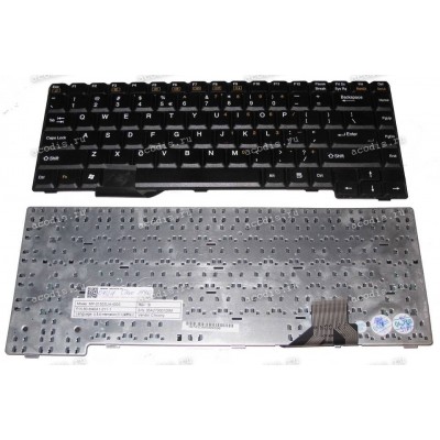 Keyboard Clevo M40 MP-01503U4-4303, 80-M40A1-011-1 (Black/Matte/US) чёрная матовая