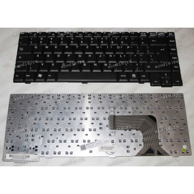 Keyboard Fujitsu M1450, M1451 K021327E1, 71-UK6072-00 (Black/Matte/US) чёрная матовая