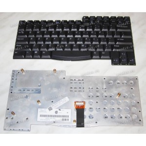 Keyboard Dell Latitude CP, CPi, CPiA, CPiD (Dp/n: 6807D) (Black/Matte/US) чёрная матовая