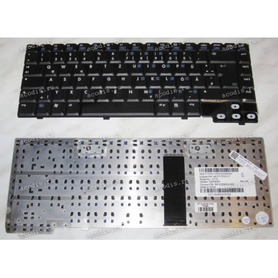 Keyboard HP/Compaq dv1000. dv1200 (Black/Matte/GR) черная матовая