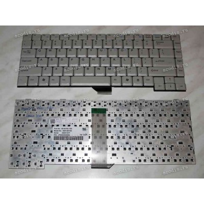 Keyboard Lenovo D300, ECS A900, HyperData 7320 (G732E), 9200 (A928), Mercury G320 (Grey/Matte/US) серая м