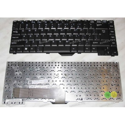 Keyboard Fujitsu Siemens Amilo Pi1536, Pi1556, M1437, M3438 (Black/Matte/US) чёрная матовая
