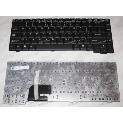 Keyboard --- HK020327A (набивка на металле)(артикул 1841) (Black/Matte/US) чёрная матовая - скорее всего Fujitsu-Siemens