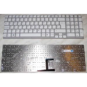 Keyboard Sony VPC-EC (Sony p/n: 148794061) (White/Matte/SP) белая матовая