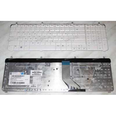 Keyboard HP/Compaq dv7-2***, dv7-3***, ???dv8, dv8-****??? (White/Glossy/GK) белая глянцевая