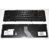 Keyboard HP/Compaq dv6-10**, 12**, 1300, 20** (Black/Glossy/HU) черная глянцевая